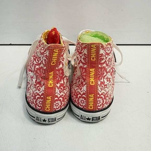 Rare Converse Chuck Taylor High Tops China Flag - Picture 7 of 13